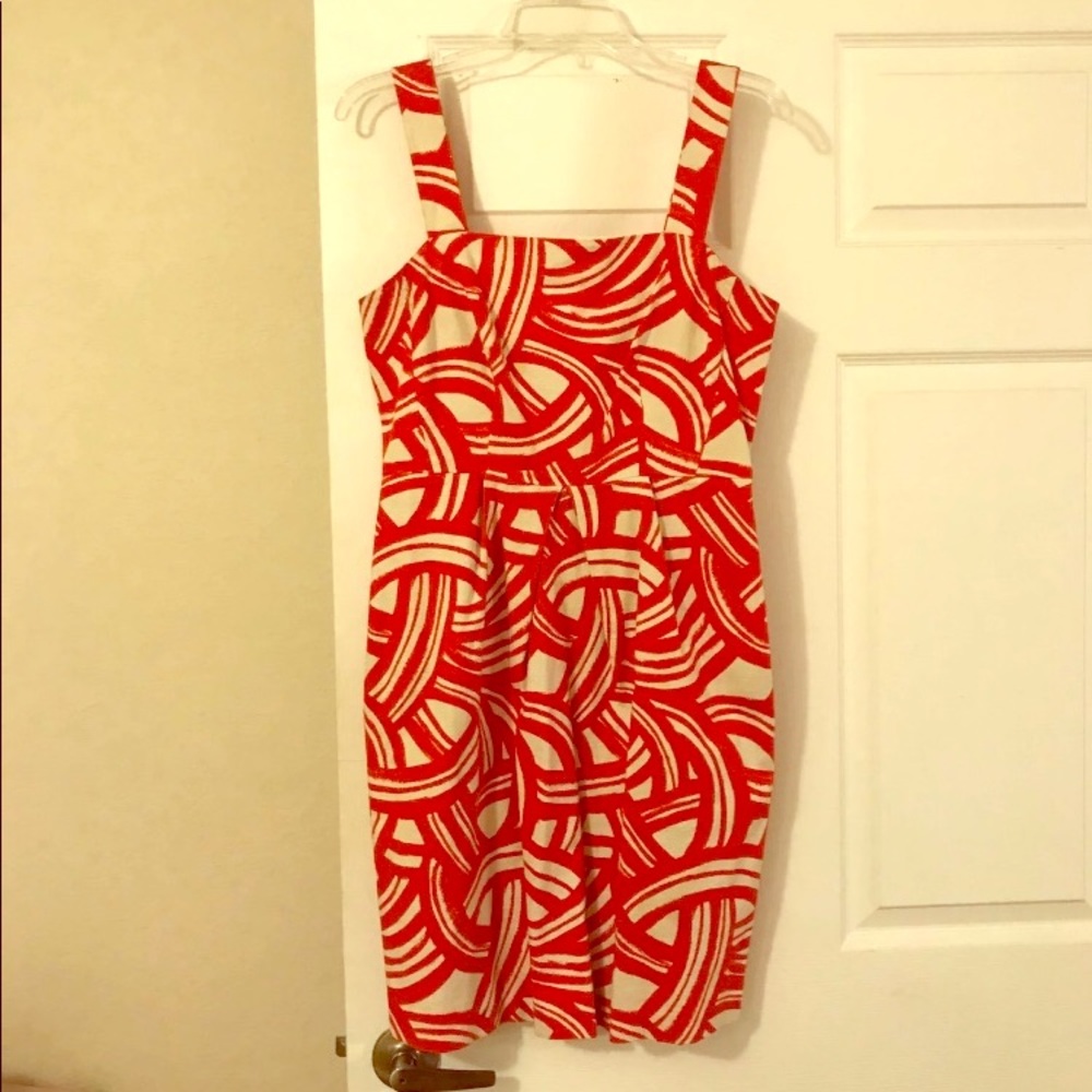 Banana Republic orange dress size 6